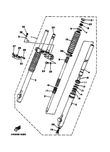 RT180 Вилка передней оси