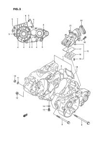 RM250 Картер двигателя
