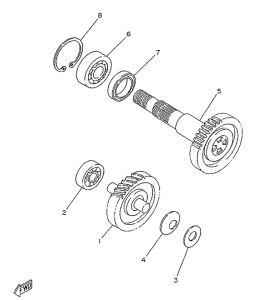 YA50R Трансмиссия