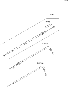EX300 Тросы управления
