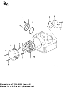 KL250 Cylinder head covers