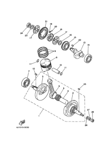 SR250 ｸﾗﾝｸｼﾔﾌﾄ. ﾋﾟｽﾄﾝ
