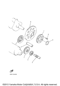 XVZ1300ATM Муфта стартера