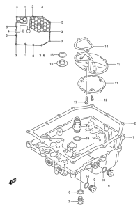 GSX600 Маслосборник