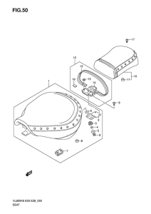 VL800 Пружина