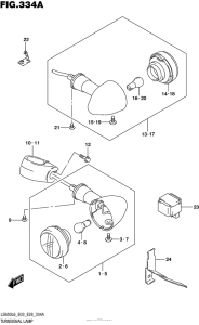 LS650 Сигналы поворотов
