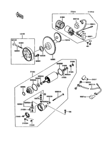 EX305 Starter motor(ex305-b9)
