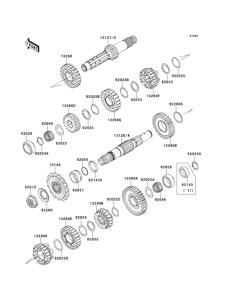 KL650 Трансмиссия