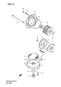GZ125 Маслонасос