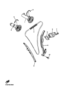 WR450F WR450FV Распределительный вал & chain