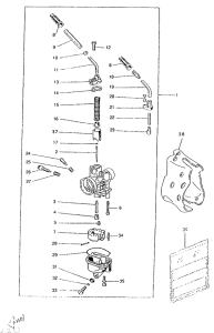 CW50RS Карбюратор
