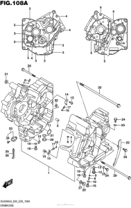 DL650 (ABS) Картер двигателя