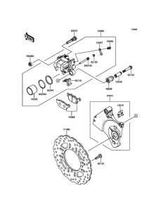 ZR800 Задний тормоз