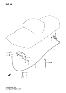 AN400 Seat support bracket