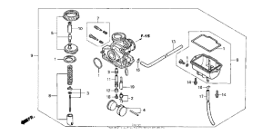 CB50 Карбюратор