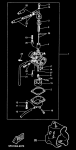 CW50RS Карбюратор