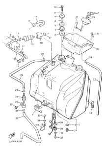 V-MAX12 Топливный бак