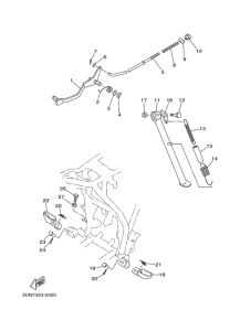 DT50LC Stand. footrest