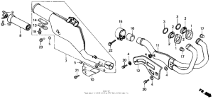 XR250R Muffler 90-91