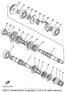 TW200W Трансмиссия