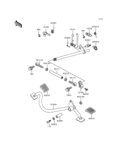 KZ1000 Переключатель передач