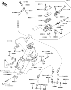 EX650 Главный тормозной цилиндр