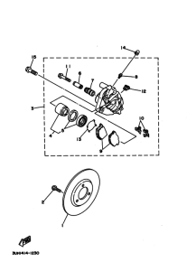 XC150LC ﾌﾛﾝﾄﾌﾞﾚｰｷｷﾔﾘﾊﾟ