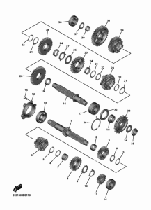 YZF600 Трансмиссия