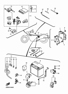 XVS950CU (ABS) エレクトリカル 2