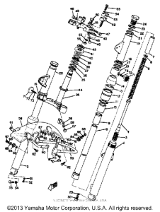 CT1 Front fork - front fender