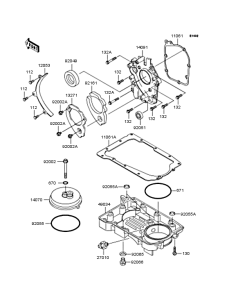 ZR400 Поддон картера