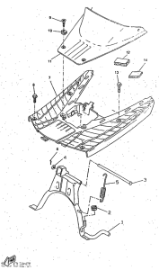 CW50RSX Stand. footrest