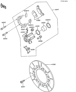 EN450 Передний тормоз