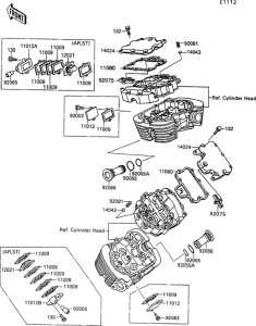 VN1500 Крышка головки цилиндров