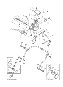 TDM900 Главный тормозной цилиндр