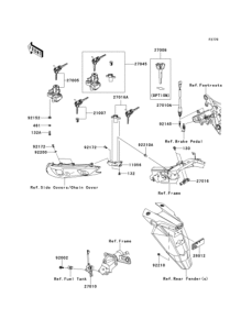 EX650 Замок зажигания