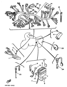 RD350LCF Электрика 1