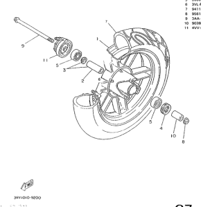 CW50 Переднее колесо