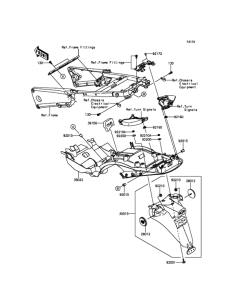 ZX1400 Заднее крыло