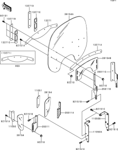VN1500 Обтекатели
