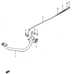 ZR50 Передний суппорт