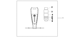 VT750C2 Leather tank pane