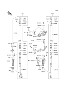 KL110 Передняя вилка