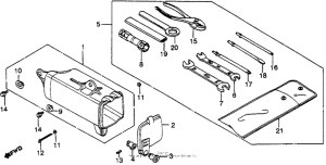 XL500R Xl500r tools 82