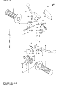 DR200 Рулевой рычаг