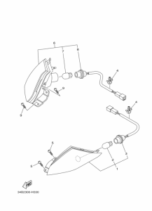 YP400 Поворотники