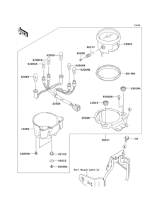 BJ250 Спидометр