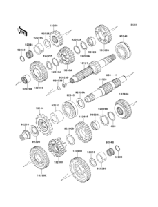 EJ650 Трансмиссия