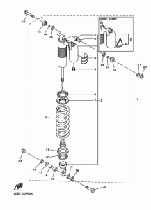 WR250F Задняя подвеска