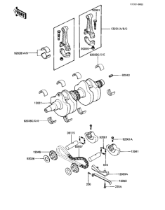 KZ1000 Crankshaft / balancer